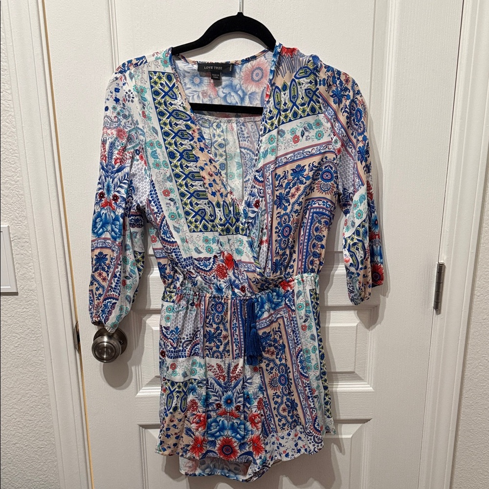 Colorful Bohemian Women's Romper